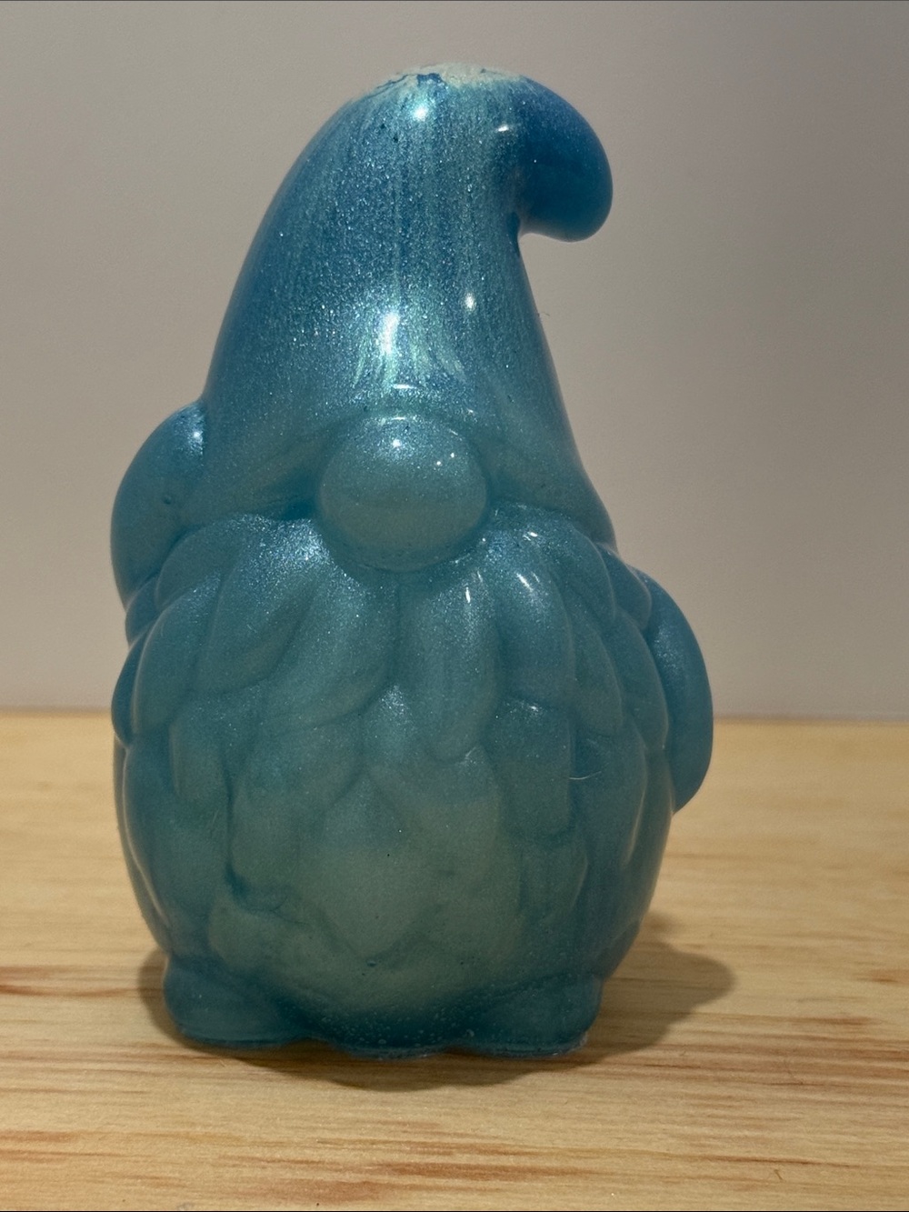 Shimmer Blue Gnome Figurine Decorative Accent